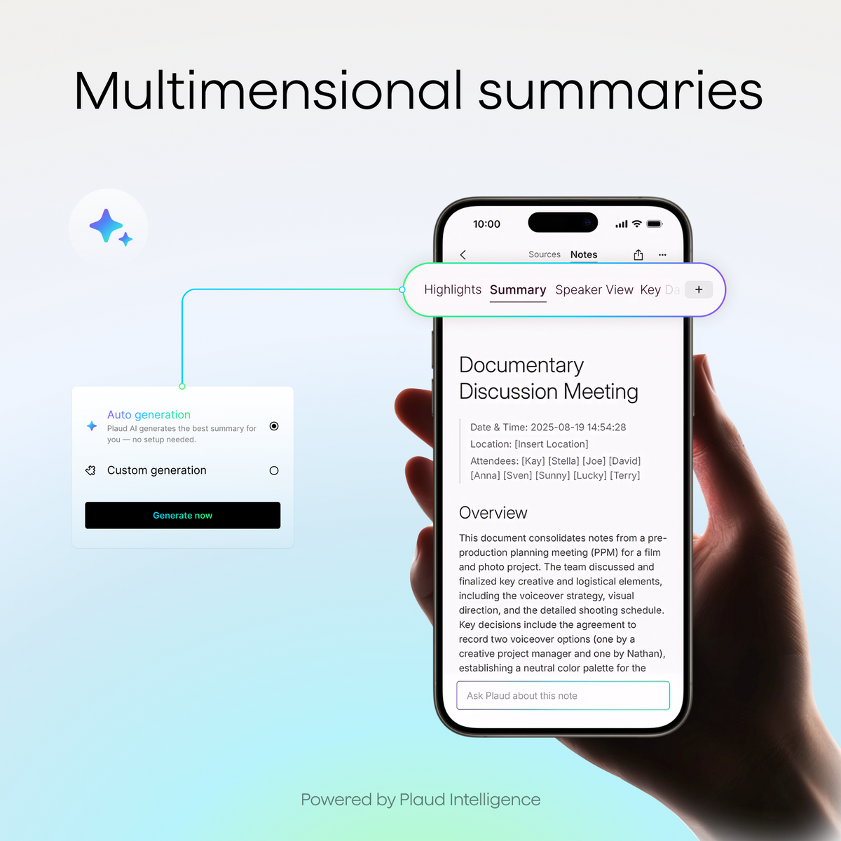 Plaud NotePin & AI Annual Unlimited Plan