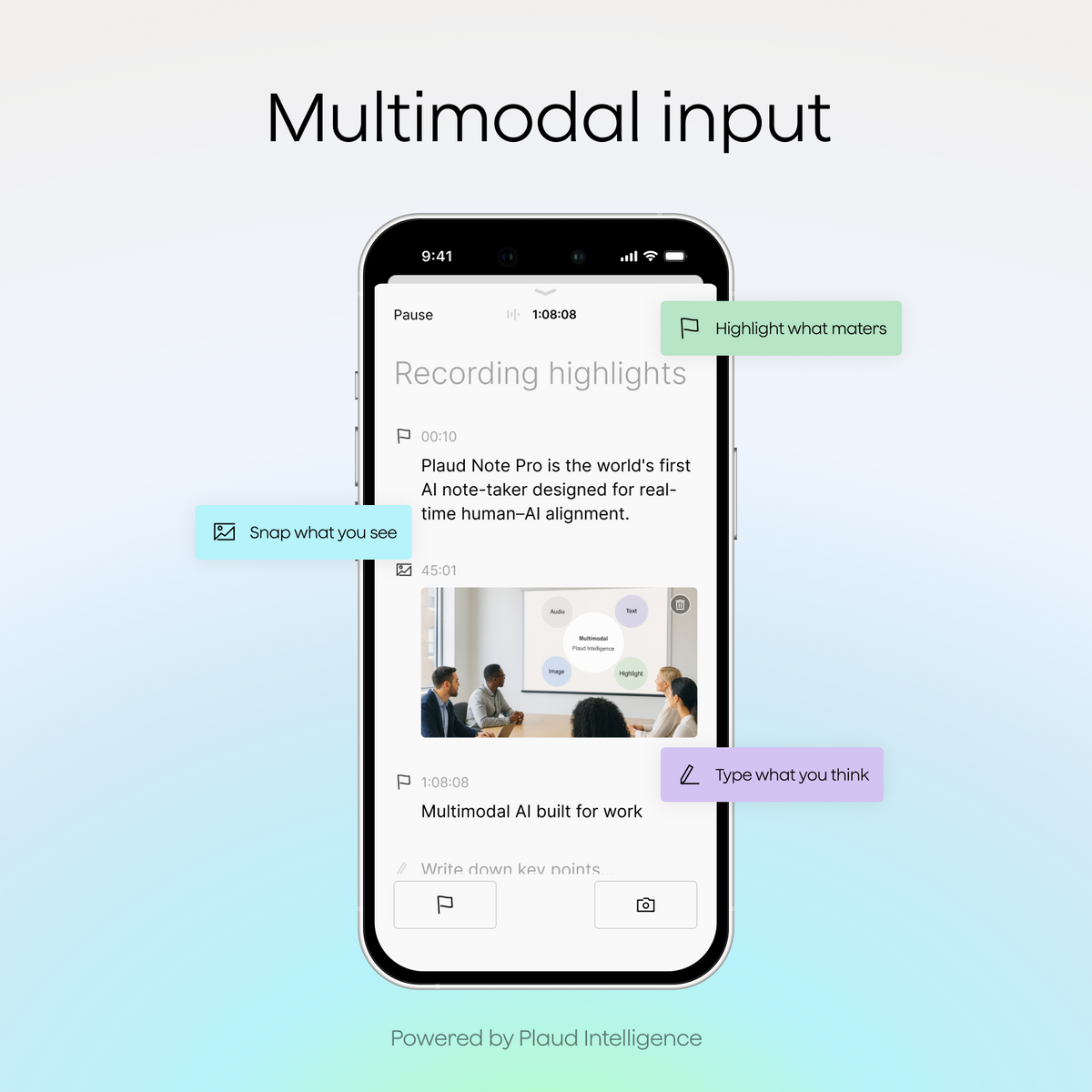 Plaud NotePin & AI Annual Unlimited Plan