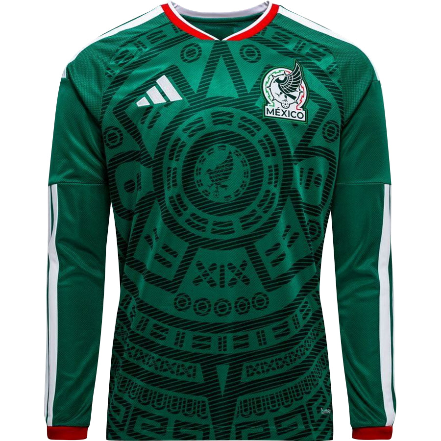 Mexico World Cup 2026 Home Long Sleeve Replica Jersey Adults