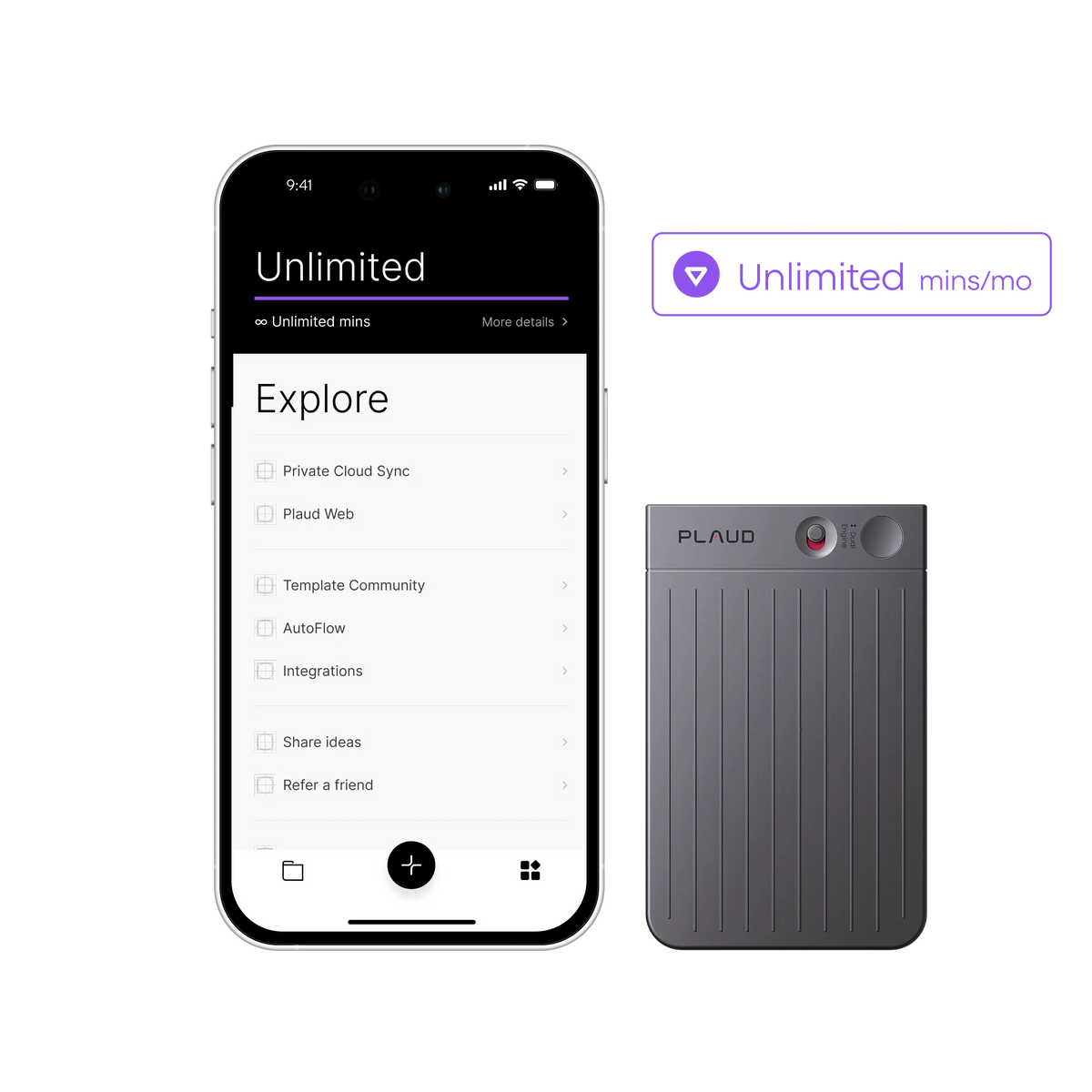 Plaud Note & AI Annual Unlimited Plan