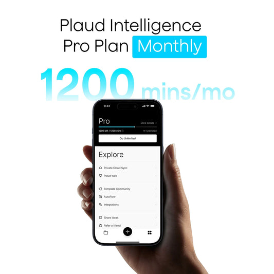 Plaud Intelligence Pro Plan - Monthly
