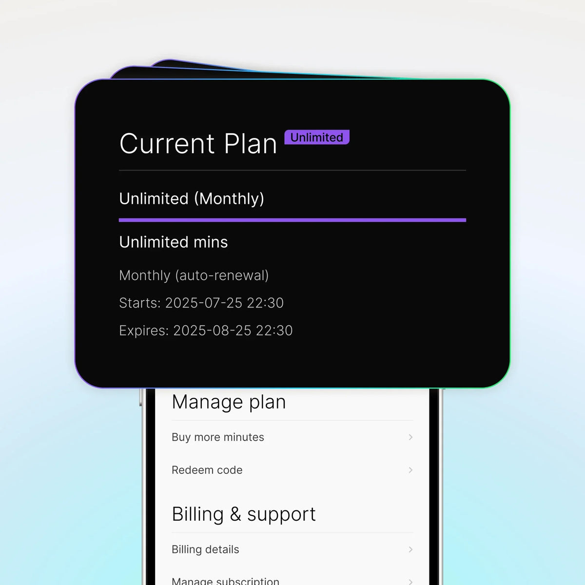 Plaud Intelligence Unlimited Plan - Monthly