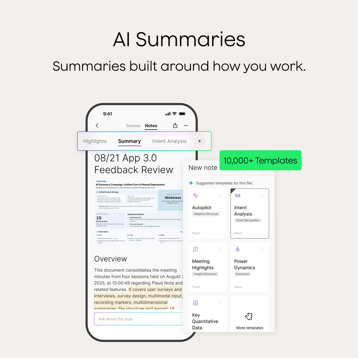Plaud NotePin S | Wearable AI Note Taker