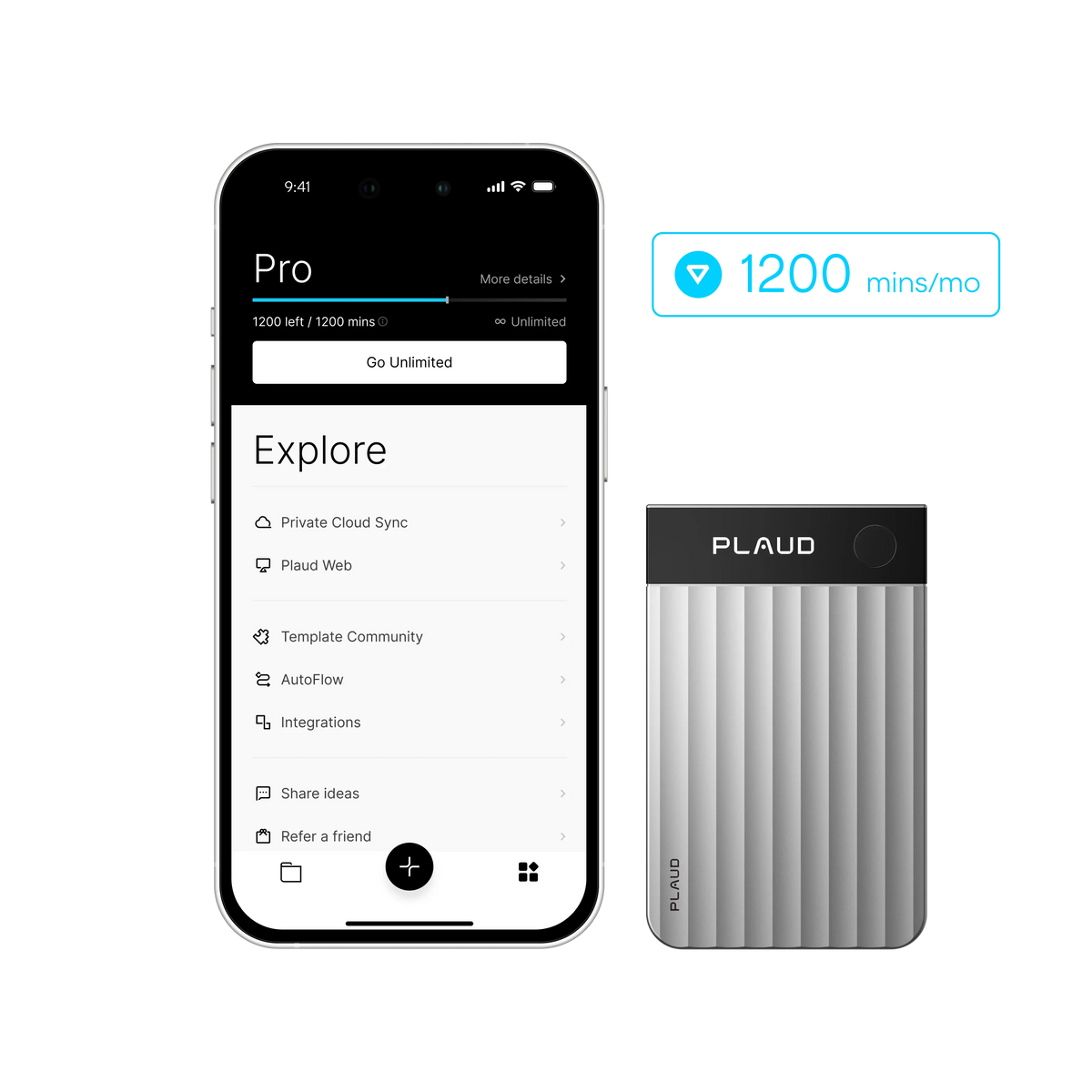 Plaud Note Pro & AI Annual Pro Plan