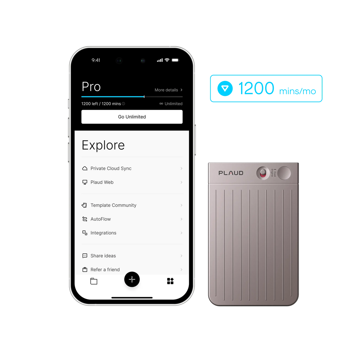 Plaud Note & AI Annual Pro Plan