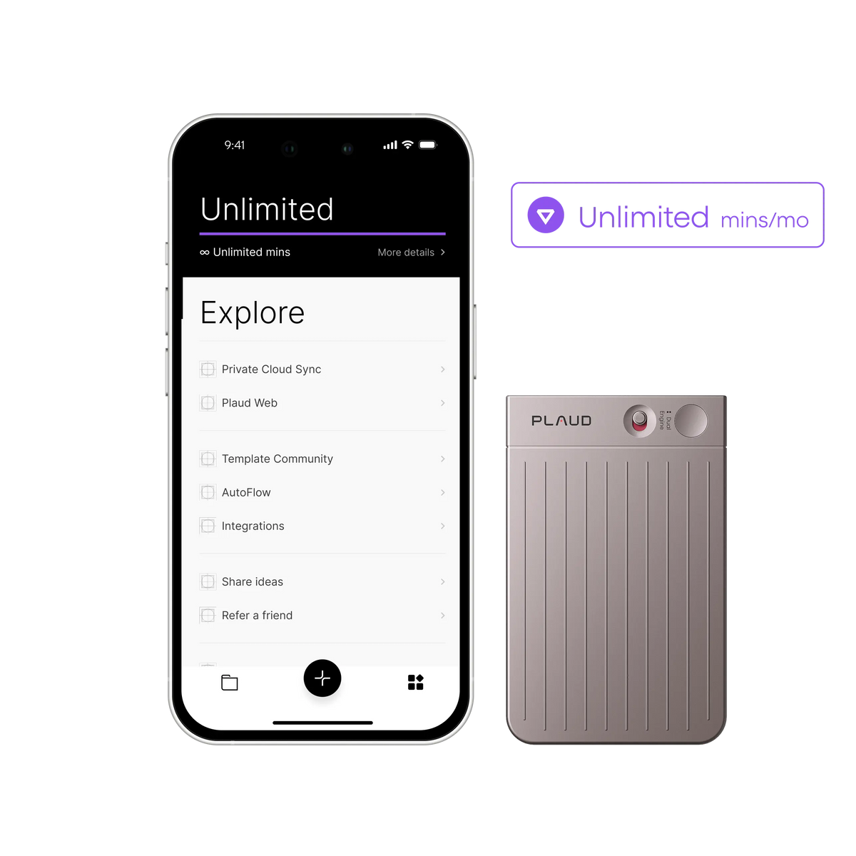 Plaud Note & AI Annual Unlimited Plan