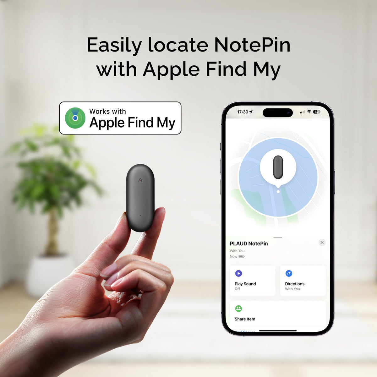 Plaud NotePin & AI Annual Unlimited Plan
